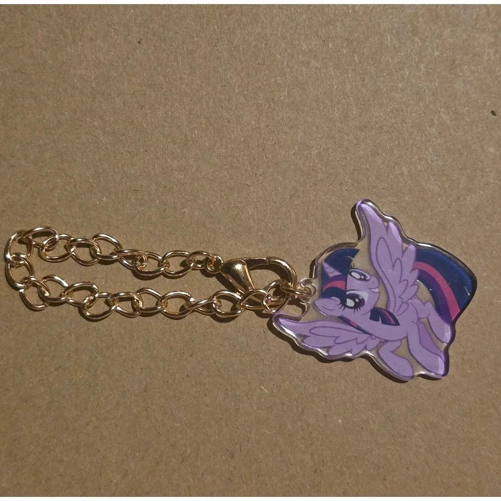My Little Pony Inspired Keychain Tumbler Charm! Twilight Sparkle!